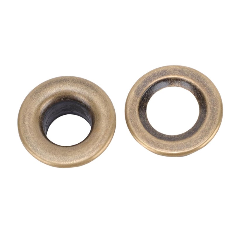 Grommet Washer Set, 8mm Metal Eyelets with Washers for Fabric Leather Clothes Shoes Hats Window Curtains (Bronze) - Image 4