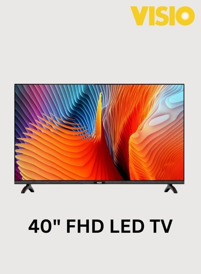 فيزيو 40 بوصة تلفزيون أندرويد ذكي عالي الدقة كامل (موديل 40VSJAndriod)، شاشة LED بدون إطار بدقة 1080p، Wi-Fi و E-Share لعرض الشاشة، متوافق مع Google Assistant، يشمل جهازي تحكم وحامل حائط، أسود - Image 3