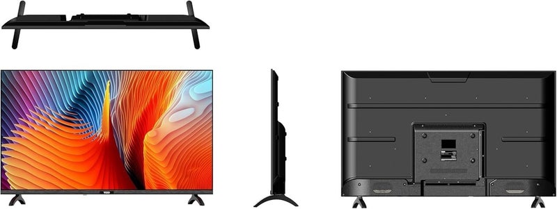 فيزيو 40 بوصة تلفزيون أندرويد ذكي عالي الدقة كامل (موديل 40VSJAndriod)، شاشة LED بدون إطار بدقة 1080p، Wi-Fi و E-Share لعرض الشاشة، متوافق مع Google Assistant، يشمل جهازي تحكم وحامل حائط، أسود - Image 5