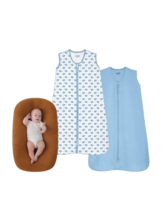 Moon baby lounger(9m+) 95*55- Brown,MOON Sleepsack - Image 1