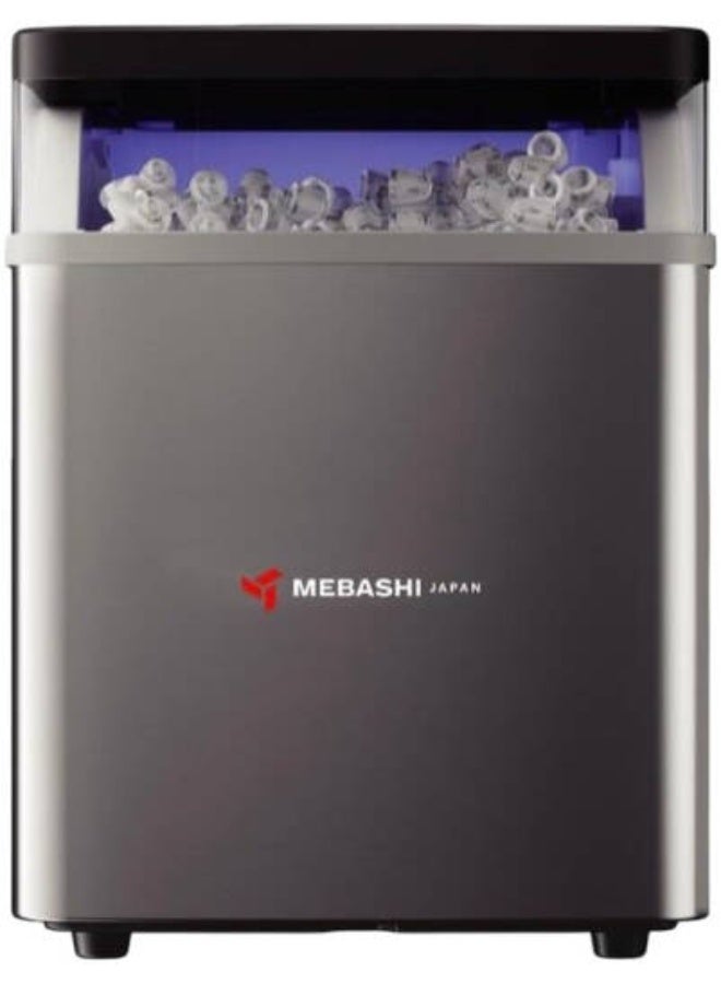 MEBASHI ME-ICE1500 Countertop Ice Cube Maker, Fast Ice in 6 8 Mins, 15kg/24H, Auto-Cleaning Machine with 1.5L Tank, Silver | ME-ICE1500 - Image 1