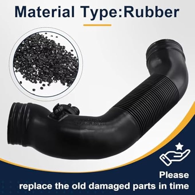 CHEFRU Air Intake Tube Hose Compatible With VW For Jetta For Touran MK6 2.0 2004-2019 Car Engine Air Filter Intake Hose 1TD129684G - Image 2