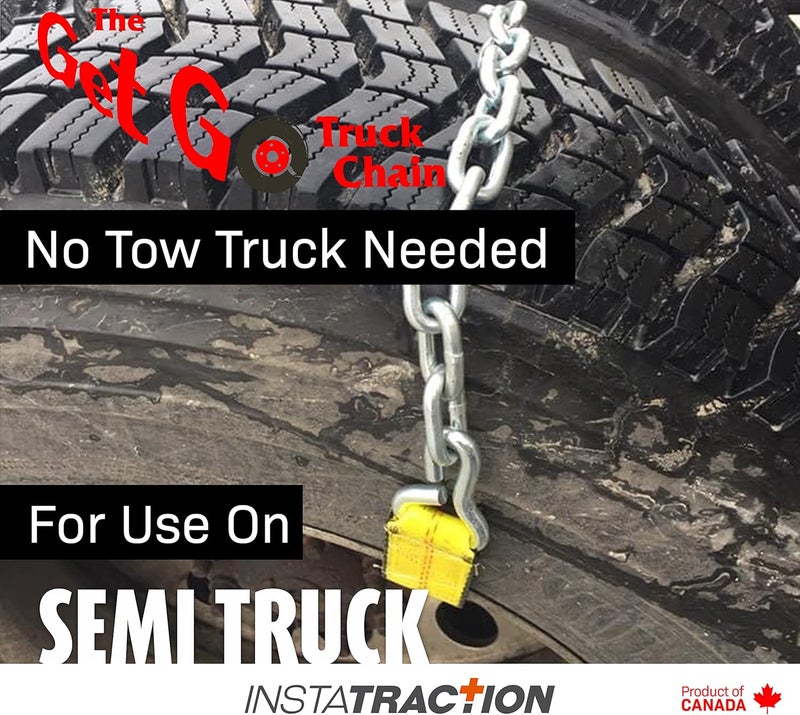 Instatraction Get-Go Tire Emergency Mud/Snow Traction Device for Semi Trucks - 4 Piece Set - Image 3