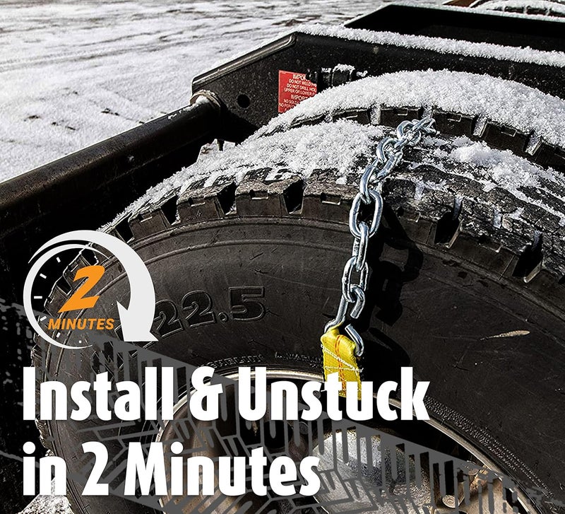Instatraction Get-Go Tire Emergency Mud/Snow Traction Device for Semi Trucks - 4 Piece Set - Image 2