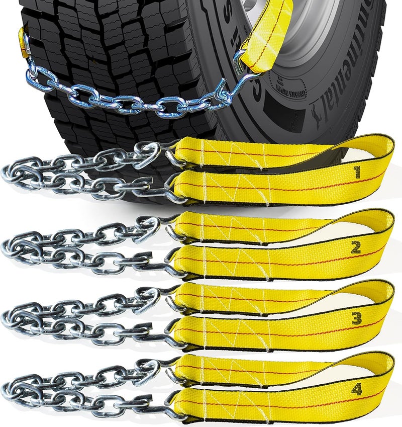 Instatraction Get-Go Tire Emergency Mud/Snow Traction Device for Semi Trucks - 4 Piece Set - Image 1