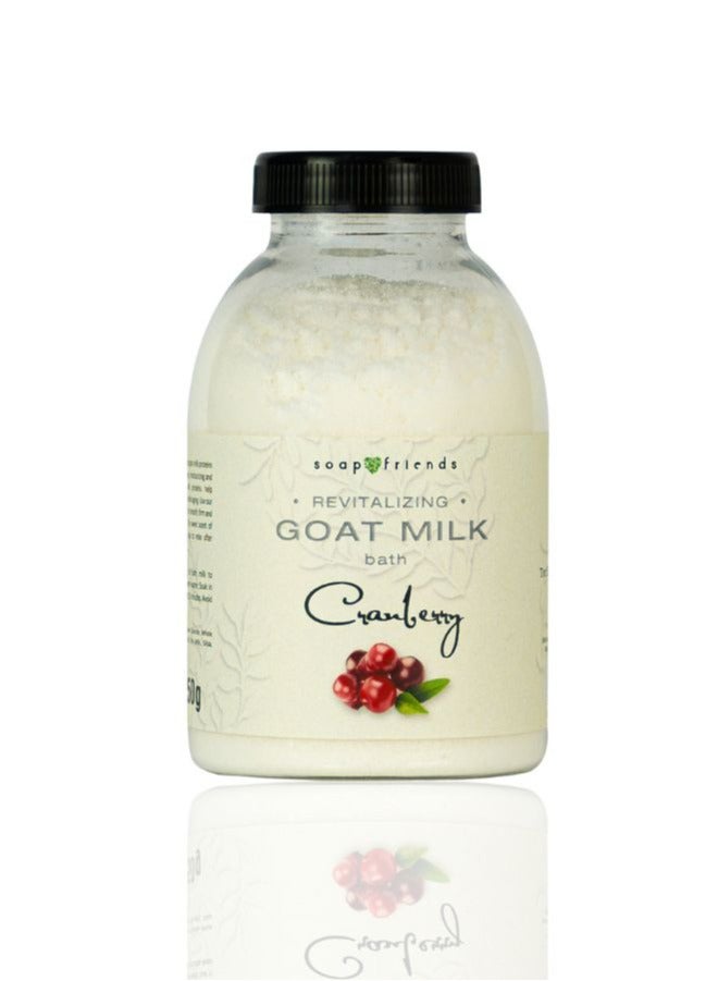 Soap&Friends Soap&Friends Cranberry Bath Milk Based on Goat Milk, Soothing Skin Treatment, 500 g - Image 2
