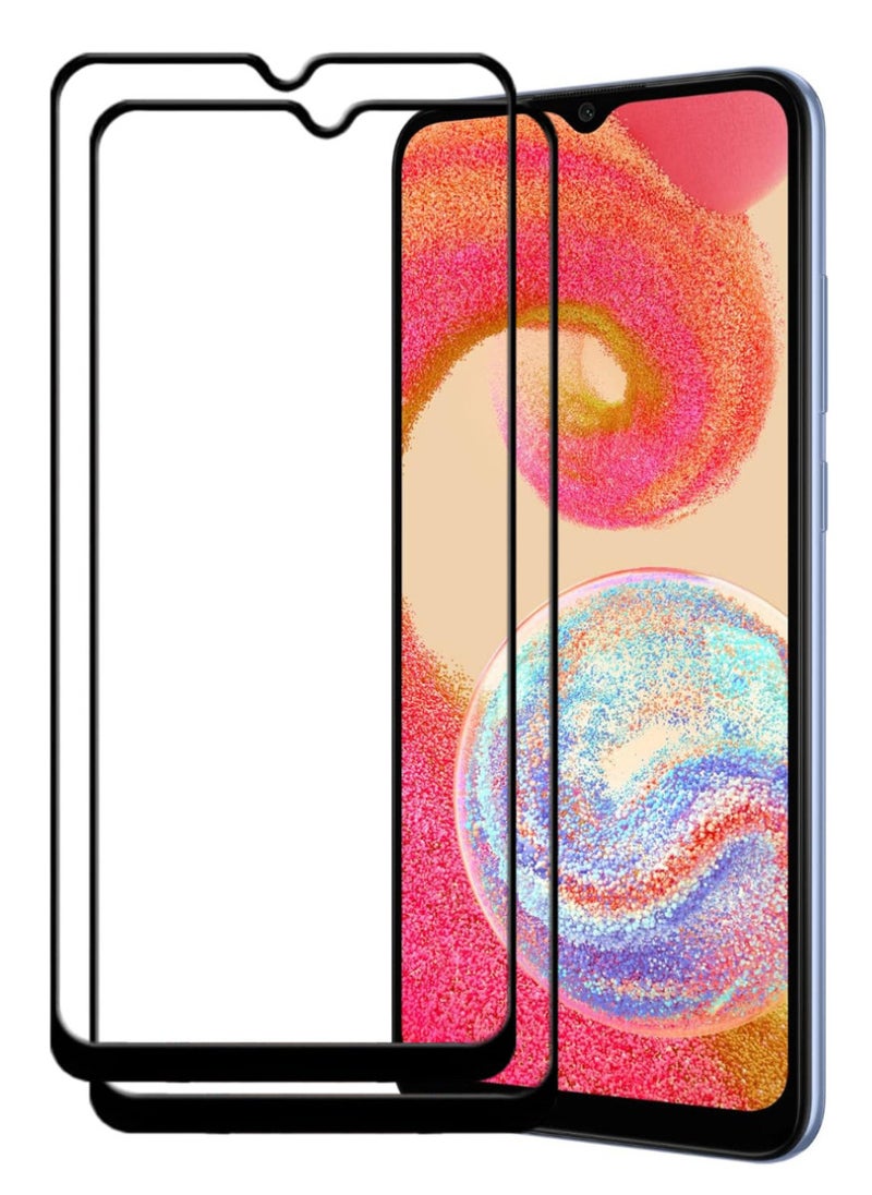 ACLIX 2 Pieces Antistatic ESD Dustproof Premium Quality High Definition Tempered Glass Screen Protector Designed For Samsung Galaxy A04e - Image 1