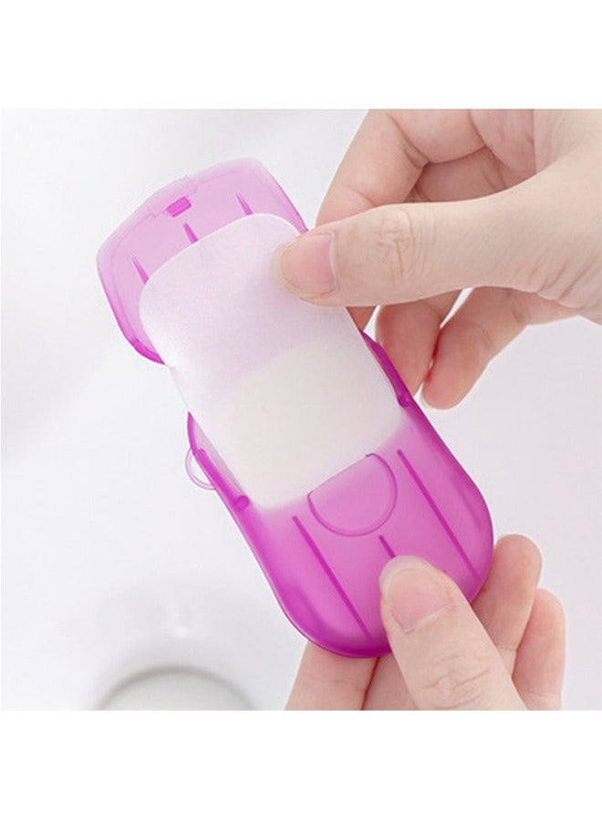 20 Sheets Disposable Soap Paper Hand Cleaner Fragrance Mini Color Soap Paper for school Indoor, Outdoor, Travel, Camping Hiking  - Image 3