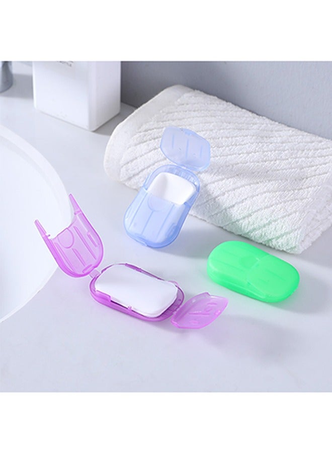 20 Sheets Disposable Soap Paper Hand Cleaner Fragrance Mini Color Soap Paper for school Indoor, Outdoor, Travel, Camping Hiking  - Image 4