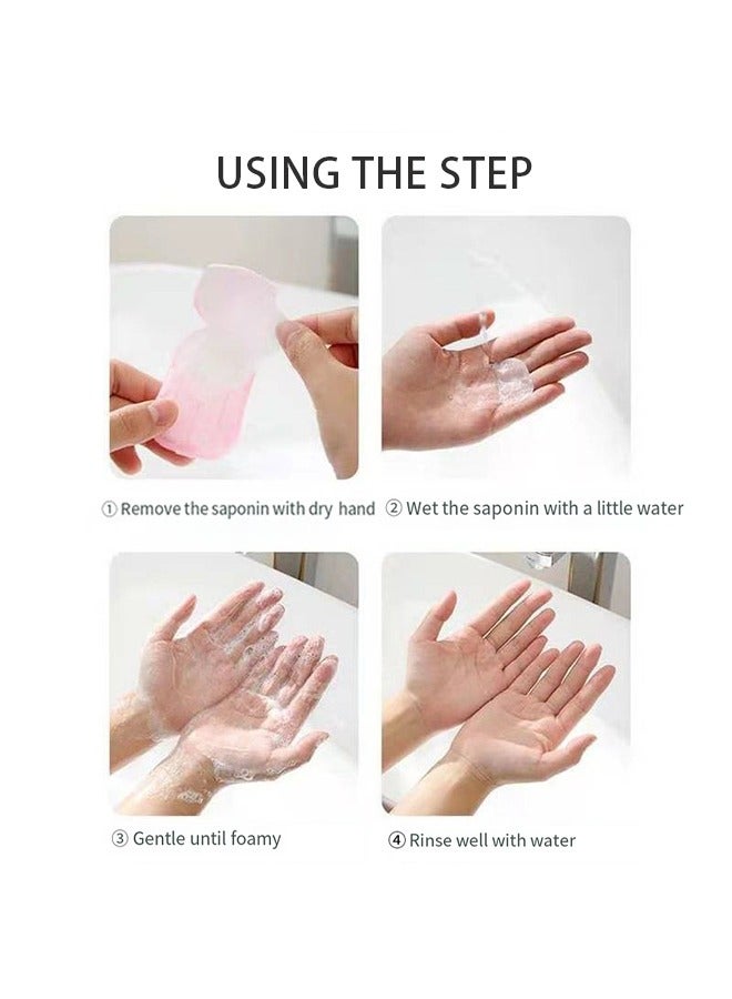 20 Sheets Disposable Soap Paper Hand Cleaner Fragrance Mini Color Soap Paper for school Indoor, Outdoor, Travel, Camping Hiking  - Image 5
