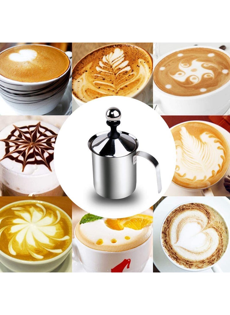 Newvent - Newvent Stainless Steel Milk Frother Capuccino Coffee Frother Double Froth Pump Pack of 1 - Image 1