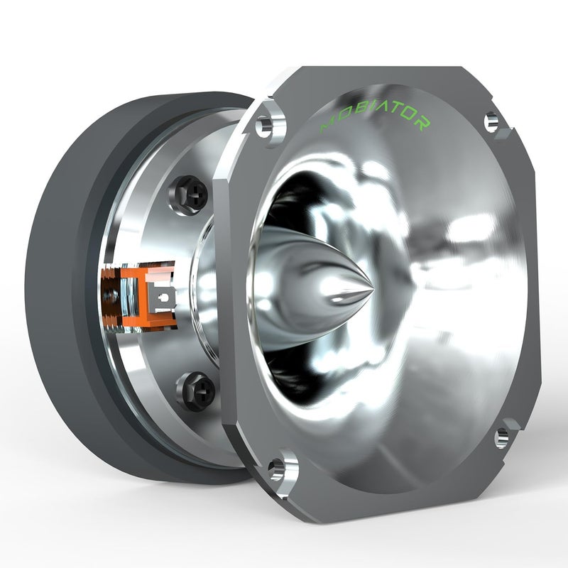 mobiator T40HP 4.5" High Compression Hybrid Driver/Tweeter Magnet 1.5" PEI Vc 750 Watts 4-Ohm, Pro Audio, High Frequency (Pair) - Image 4