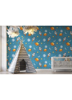 Space Pattern Inspiring For Kids  Fabric Wallpaper Covers An Area ​​Up To 4.2Mx3M With Adhesive  And Smoothing Tool - pzsku/ZA128830B3E9EA2869ADEZ/45/_/1736811841/69f14b64-4917-48f9-9d3f-2f82e4e6e500