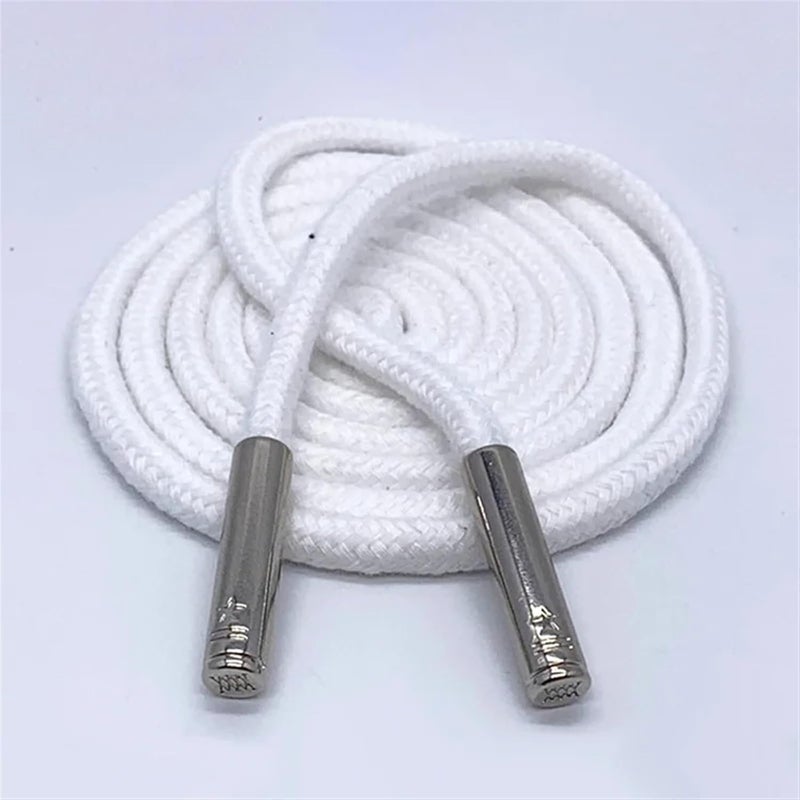 Drawstring Cords Replacement Solid Color Braided Rope Drawstring Strap with Detachable End Stopper Sweatpants Hoodie Drawstring Rope Replace Accessories elastic drawstring for pants(I) - Image 3