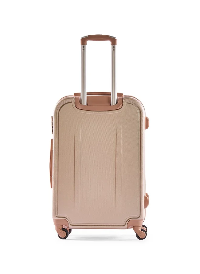 LIMRA Hardside 6 Piece Luggage Trolley Set Gold