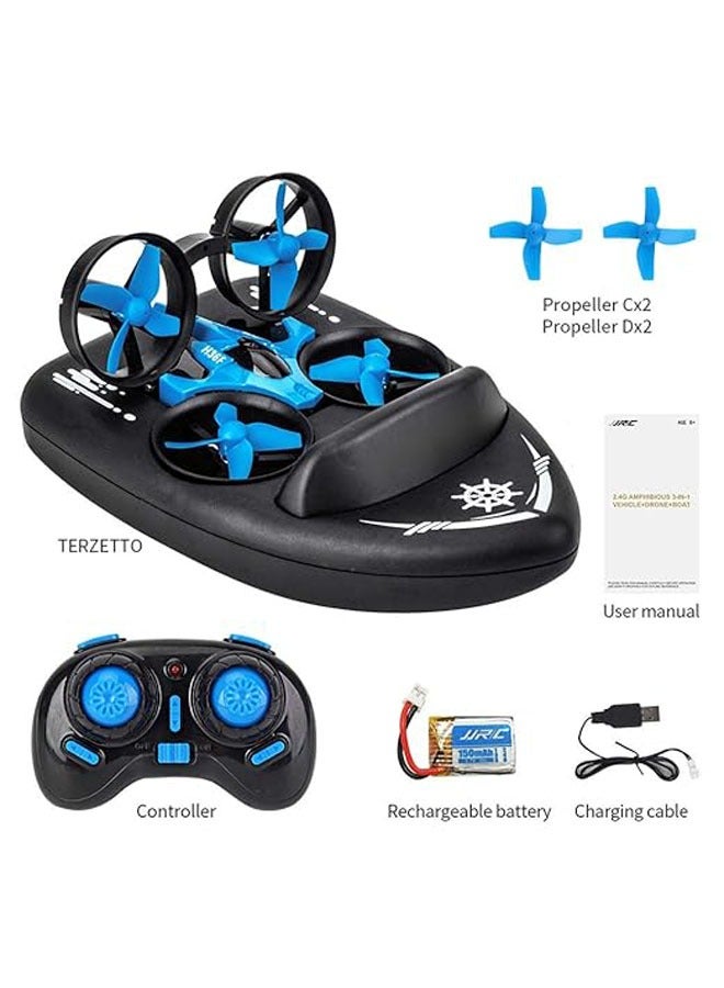 JJRC 3-in-1 water, land and air toys, mini quadcopter flying toys, mini unmanned remote control spaceship toys - Image 4