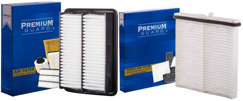 Premium Guard PG Kit Engine Air and Cabin Filter AC171195| Fits 2016 Scion iA, 2019 Toyota Yaris, 2017-18 Yaris iA - Image 1