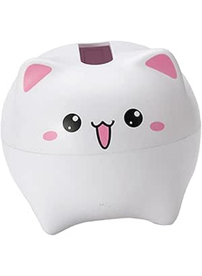 White Cat Tissue Box Holder For Home Car Desktop Bathroom Living Room Office - Image 1