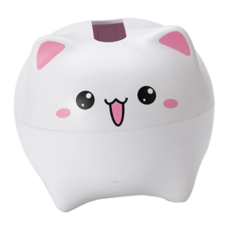 White Cat Tissue Box Holder For Home Car Desktop Bathroom Living Room Office - Image 2