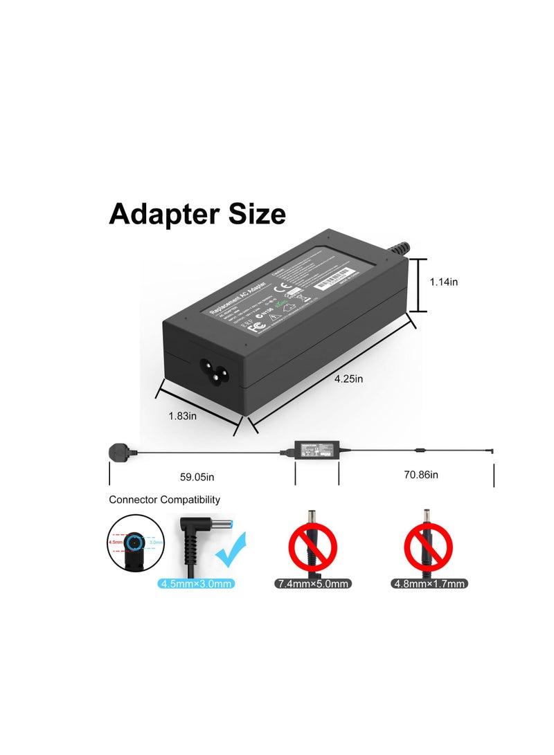 Terabyte HP AC Power Laptop Adapter Charger 19.5V 3.33A 65W - Image 3