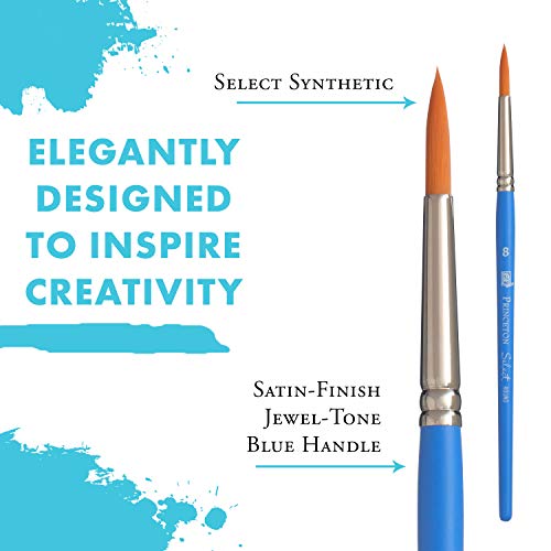 Princeton Select Artiste, Series 3750, Paint Brush for Acrylic, Watercolor and Oil, Round, 8 - Image 4