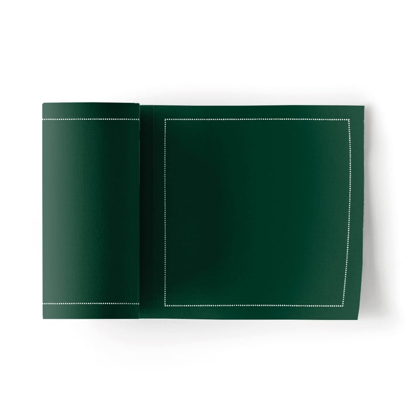 MY DRAP Cotton Cocktail Napkin - 4.3 x 4.3 in - 50 units per roll - English Green - Image 1