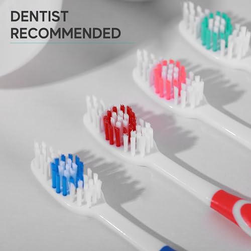 Avistar 4 Pack Toothbrushes for Adults - Individually Wrapped Medium Bristle Toothbrushes with Covers - Green - Convenient & Affordable Dental Care for Travel, Hotels, Airbnb, Missions & More - Image 5