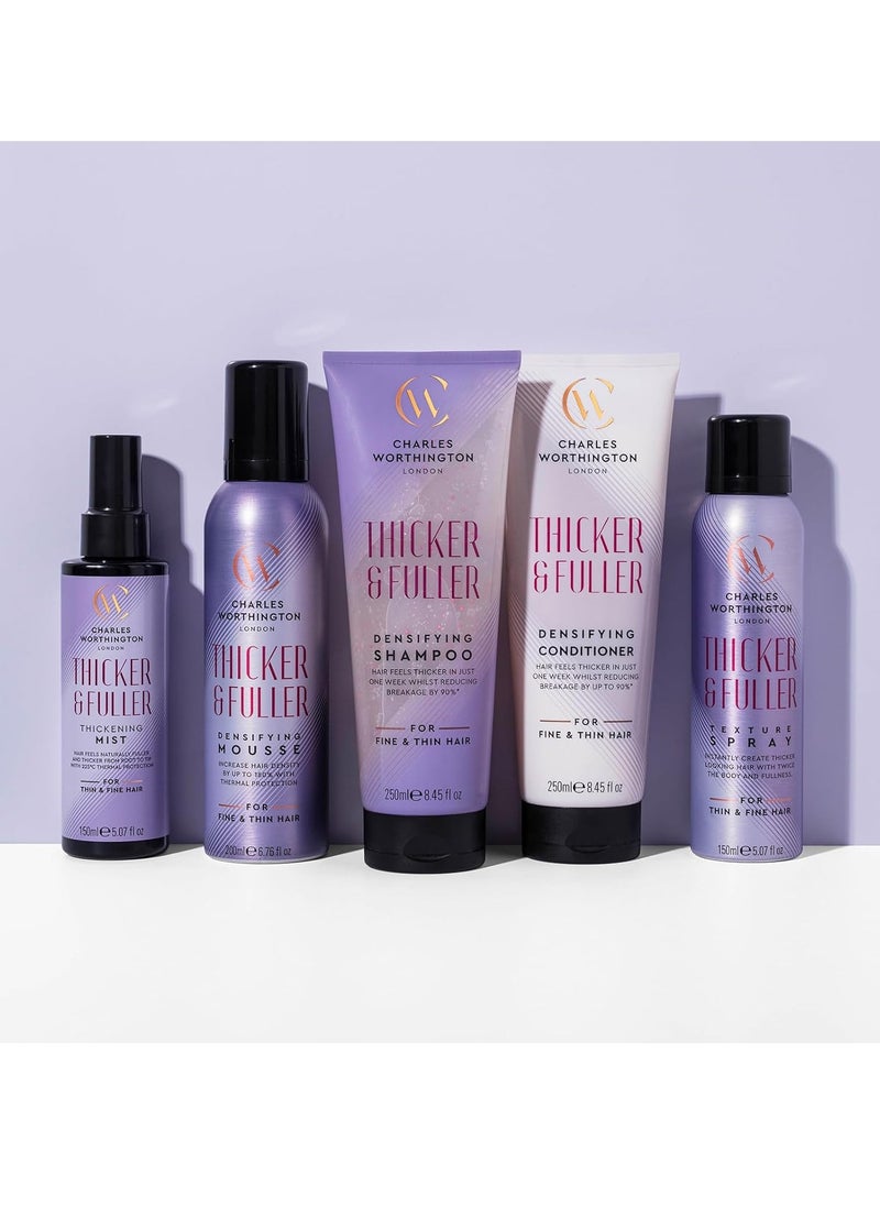 CHARLES WORTHINGTON Thicker and Fuller Densifying Conditioner Hair Thickening Conditioner for Fine Hair Hair Thickening Products for Women and Men Salon Hair Repair 250 ml  - Image 5