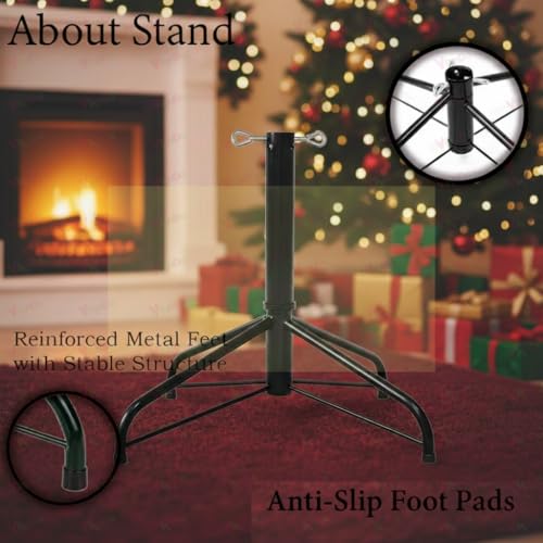 VikriDA 7.5 Feet Artificial Pine Green Christmas Tree | Xmas Tree with Sturdy Metal Stand for Home & Office Decoration - Image 3