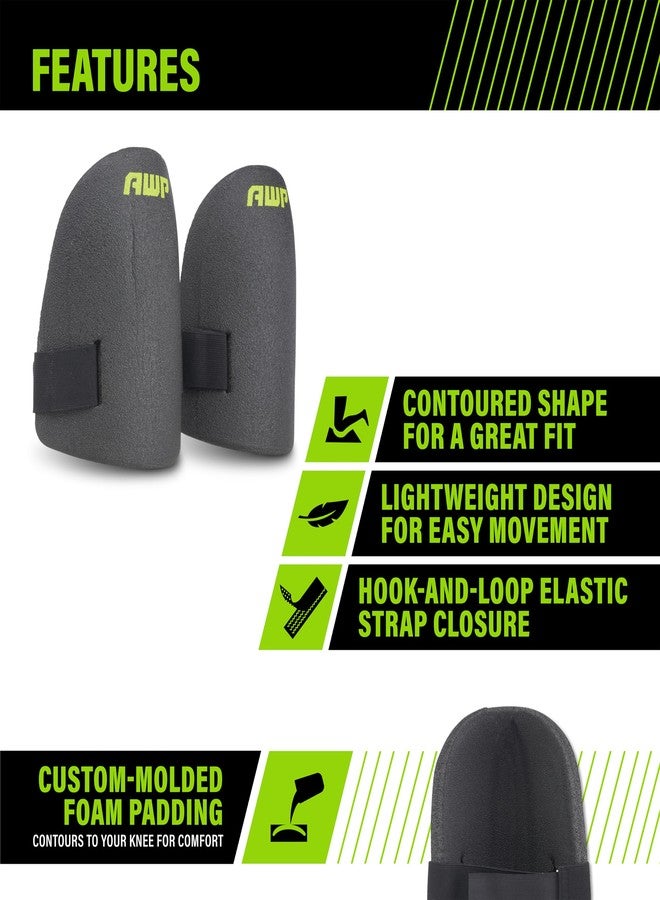 AWP Ultralight Knee Pad | Custom Molded Foam Work Knee Pads for Hardwood, Laminate, Tile, Landscaping, Gardening & More | One Size - Image 4