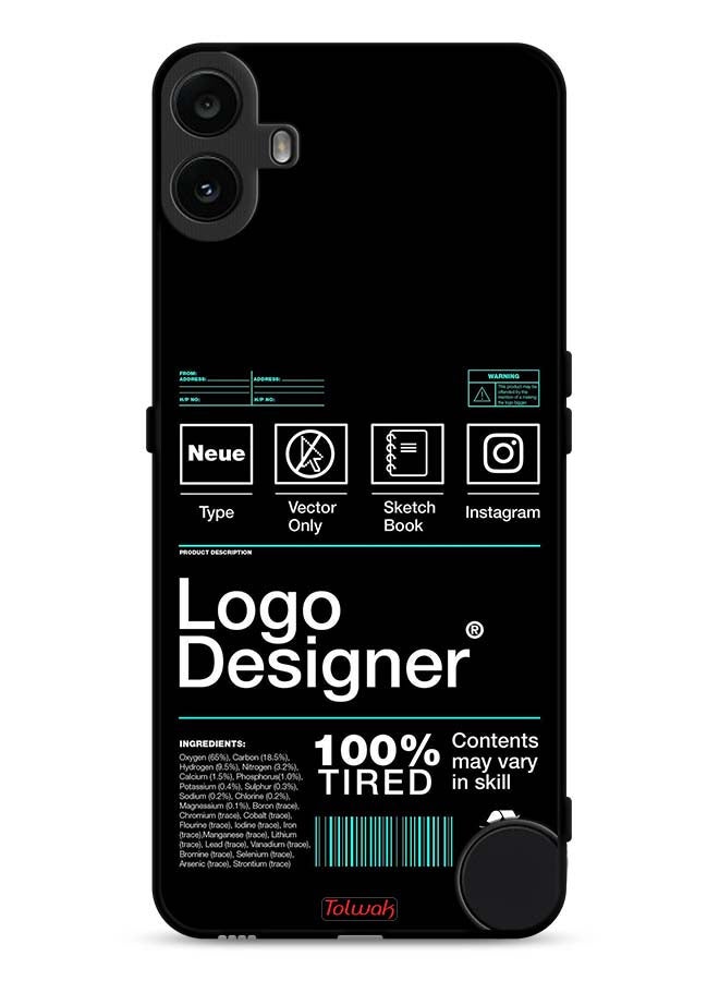 Tolwak Nothing CMF Phone 1 Protective Case Cover Logo Designer Sticker - Image 1