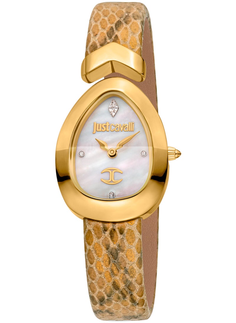 Just Cavalli Lady Snake Diversa Snake Jc1L321L0025 - Leather Female Quartz 2 Hands  - Image 1