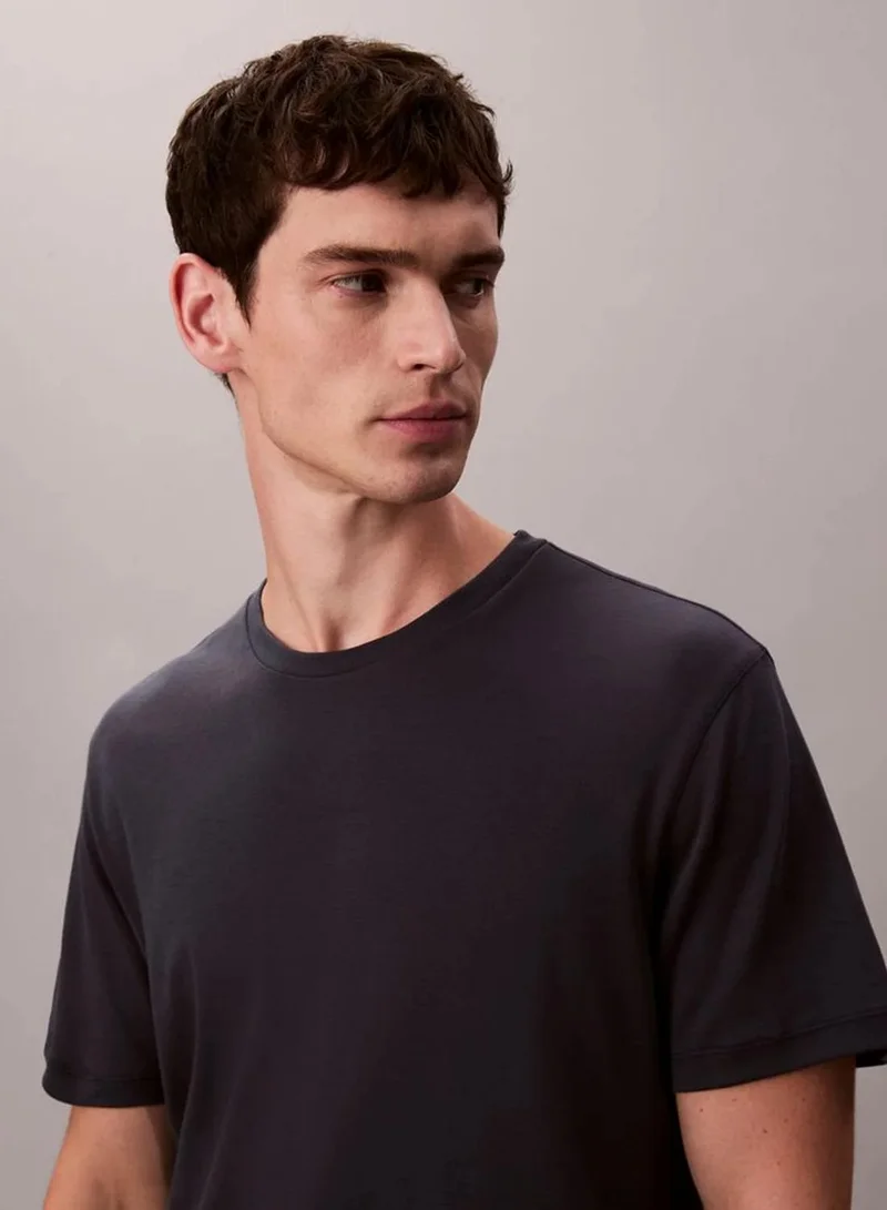 Calvin Klein Dark Sapphire Supima Cotton T-Shirt for Men | Best Price UAE