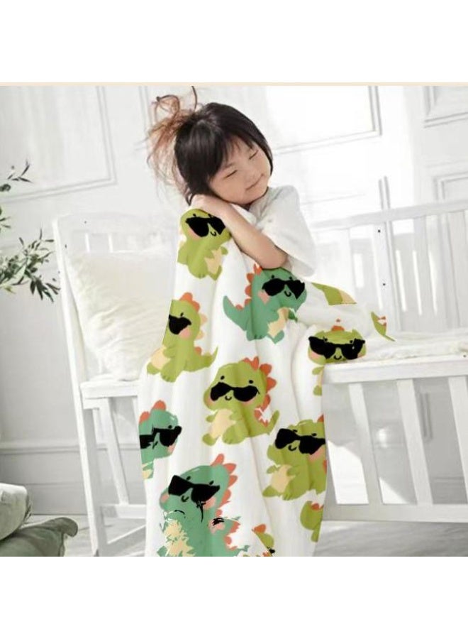 عام بطانية رقيقة من الفانيلا الكرتونية للأطفال والرضع (دافئة ومريحة، ومناسبة للنوم والألعاب) 70 سم * 100 سم - Image 3