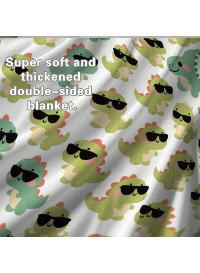 عام بطانية رقيقة من الفانيلا الكرتونية للأطفال والرضع (دافئة ومريحة، ومناسبة للنوم والألعاب) 70 سم * 100 سم - Image 5