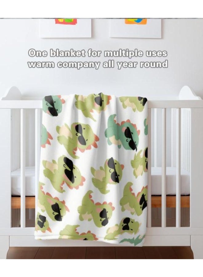 عام بطانية رقيقة من الفانيلا الكرتونية للأطفال والرضع (دافئة ومريحة، ومناسبة للنوم والألعاب) 70 سم * 100 سم - Image 1