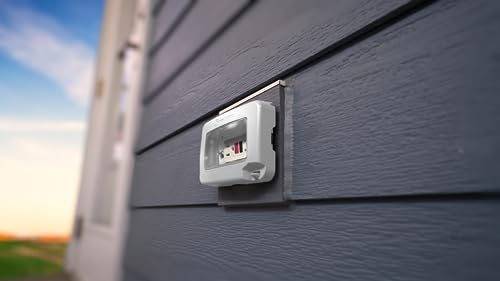 Intermatic WP6000W Low-Profile In-Use Weatherproof Cover, White - Durable Outdoor Outlet Protection | Expandable Design | Easy Installation - Image 3