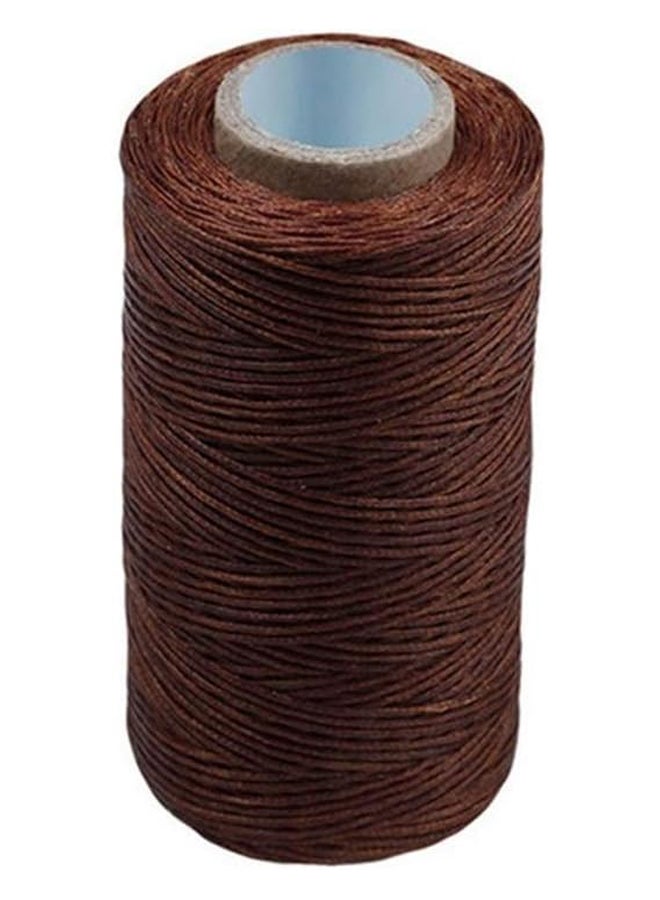 خيط جلد مشمع 150D 250M للحرف اليدوية وأداة الخياطة اليدوية خيط خياطة مسطح مشمع (اللون: 3449) - Image 1