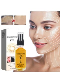 LUNOON Fortifying Oil，Rosehip Oil,Castor Oil Black Seed Oil Rosehip Oil Face Serum,Facial Moisturizer Organic Natural Face Oil 30ml  - Image 1