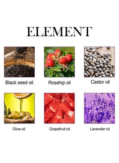 LUNOON Fortifying Oil，Rosehip Oil,Castor Oil Black Seed Oil Rosehip Oil Face Serum,Facial Moisturizer Organic Natural Face Oil 30ml  - Image 2