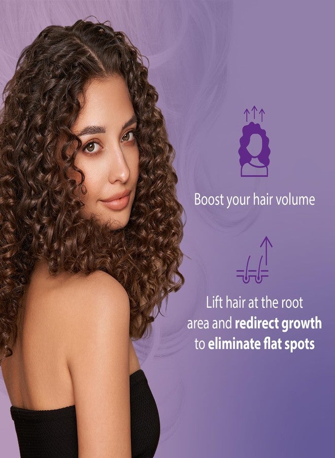 كيرل كيبر فرشاة تصفيف الشعر Curl Keeper Root Brush - فرشاة تصفيف شعر بشعيرات نايلون قوية ومرنة تمنع التشابك، وتمنح الشعر المجعد كثافة ورفعة - لطيفة على فروة الرأس - Image 3