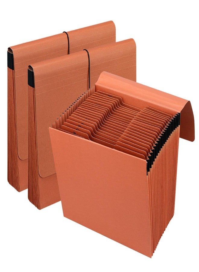 YNXPTBNC 3 Packs Heavy Duty Expanding File Folder Organizer,21 Pockets Accordion File Organizer,A-Z,1/3 Cut Tabs,Letter Size,17.5Inch Expansion - Image 1