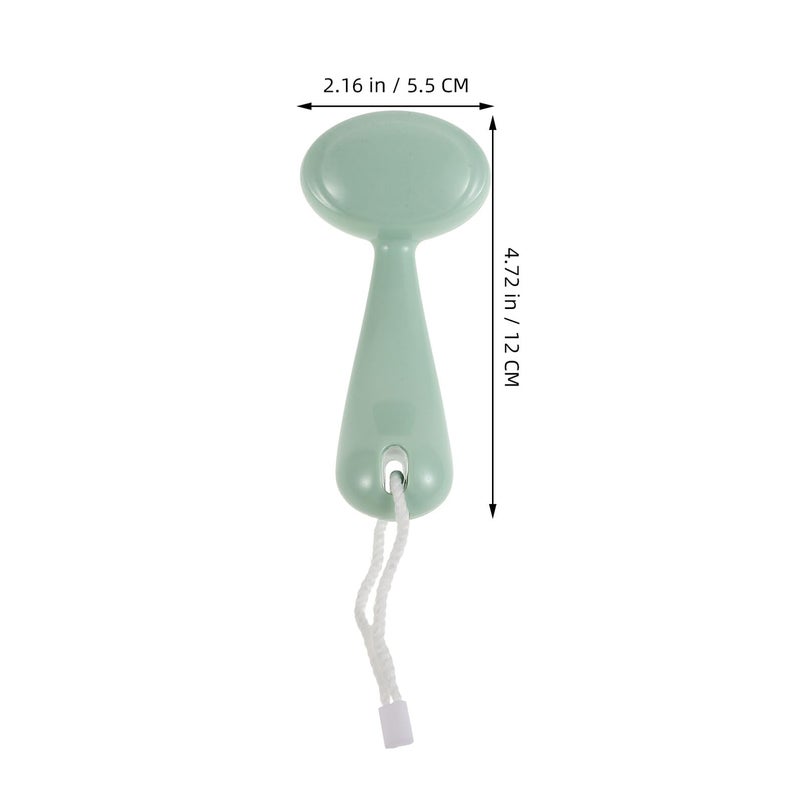 Light Green Manual Facial Exfoliator Brush Soft Bristles Deep Cleansing Blackhead Removal Tool - Image 3