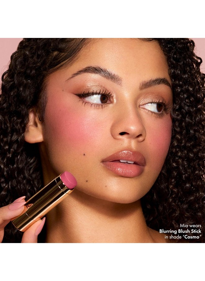 ICONIC LONDON Blurring Blush Stick | Seamless Blending, Matte Finish, Cruelty-Free, Vegan Makeup, Cosmo (Mauve)  - Image 3