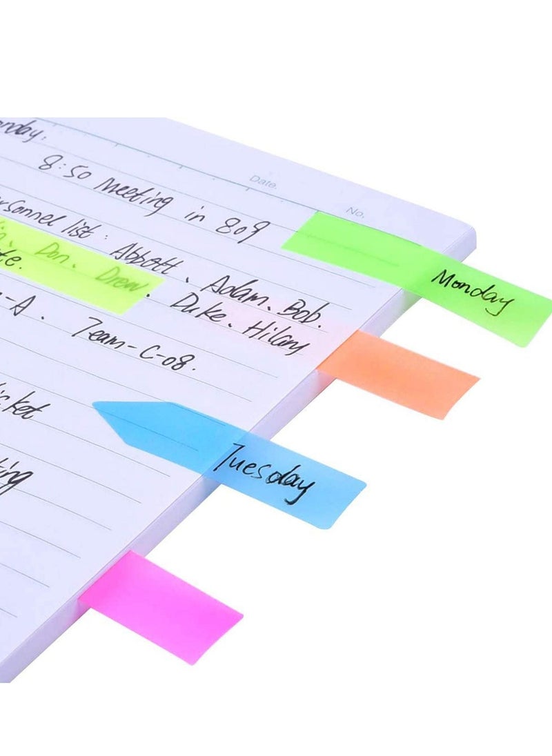 Y&D - Page Markers Sticky Index Tabs 2 Pcs, Flag Self Adhesive, Notes for Marking and Highlighting Writable, Repositionable, Durable - Image 1