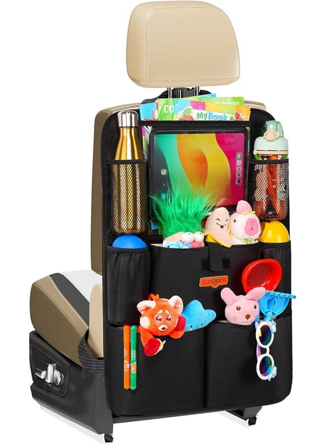 SURDOCA Car Organizer with Tablet Holder and 8 Pockets - Image 1
