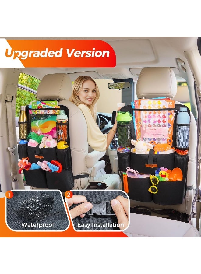 SURDOCA Car Organizer with Tablet Holder and 8 Pockets - Image 2