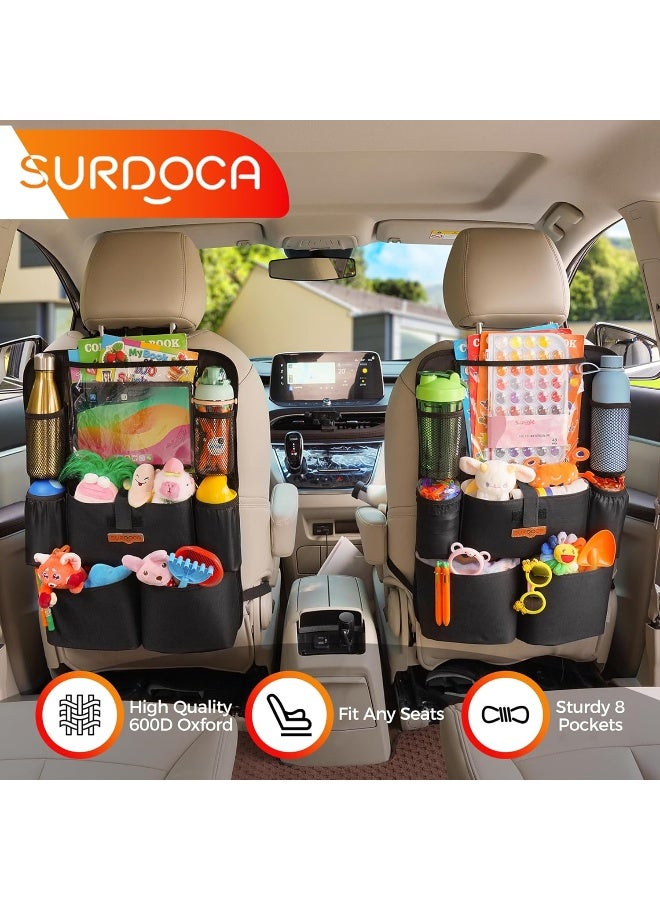 SURDOCA Car Organizer with Tablet Holder and 8 Pockets - Image 4
