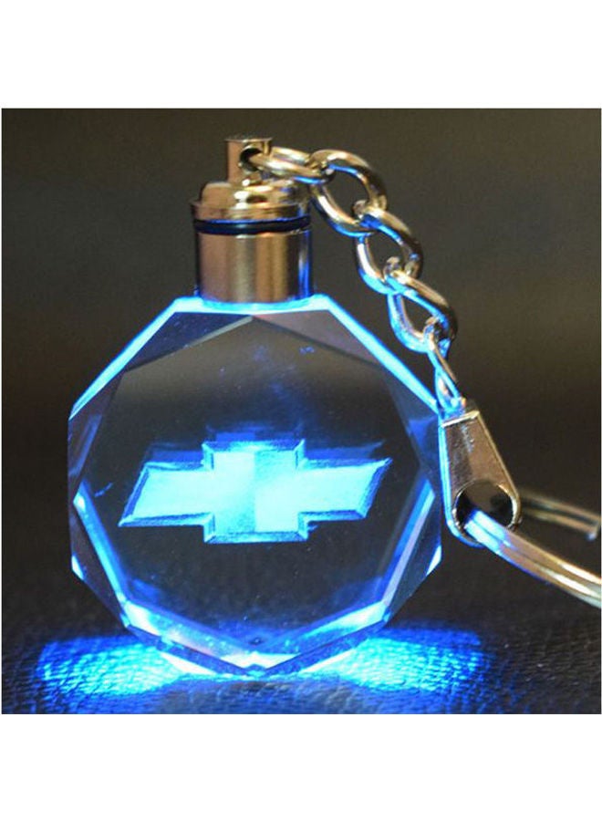 Loquat Keychain With Chevrolet Car Logo With Changing Color Light