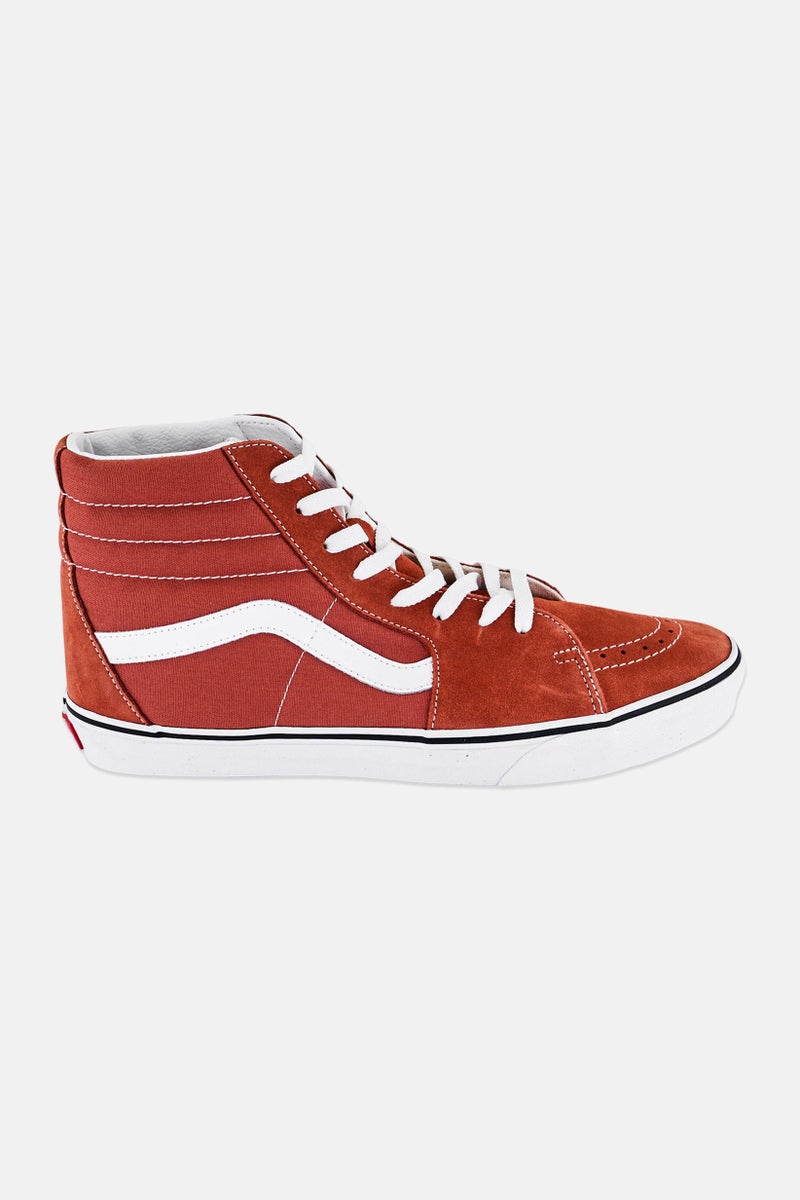 VANS Men Sk8 Hi Lace Up Outdoor Sneakers Shoes, Rust Brown - Image 4